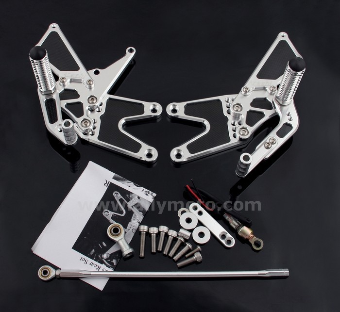 74 Foot Pegs Yamaha Yzf R6 2003-2005 Silver@2